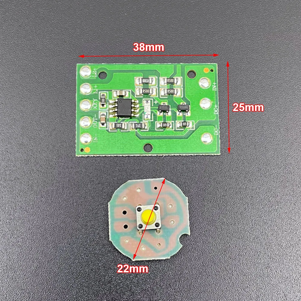 Headlamp Driver Board 10W LED Drive Plate 3 or 5 Mode Head light Cap Lamp Flashlight 18650 Electric Circuit Switch Board
