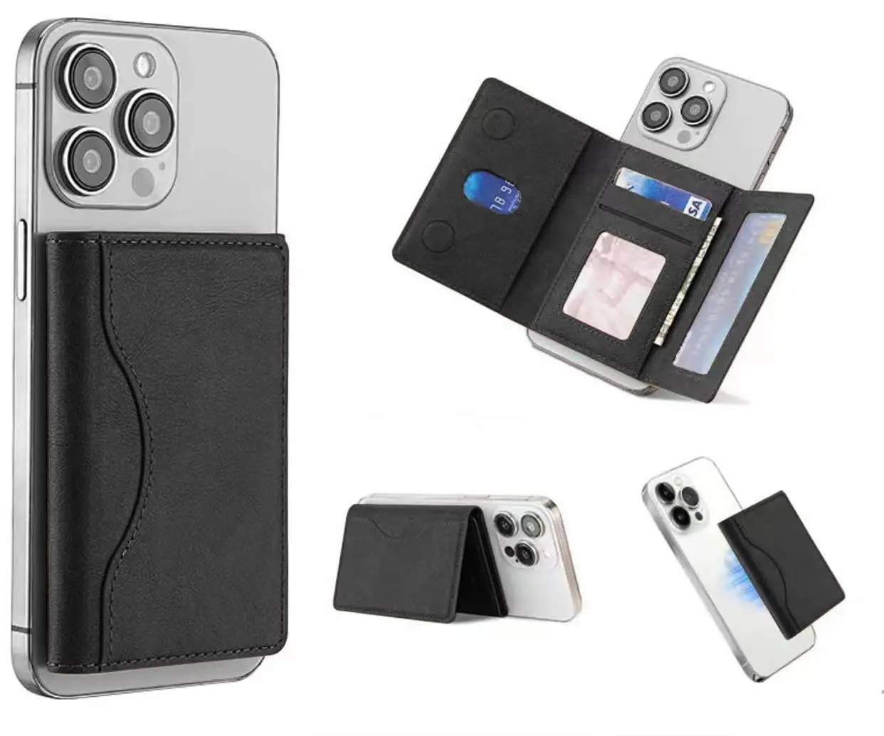 Magnetic Trifold Wallet with Magsafe Compatibility