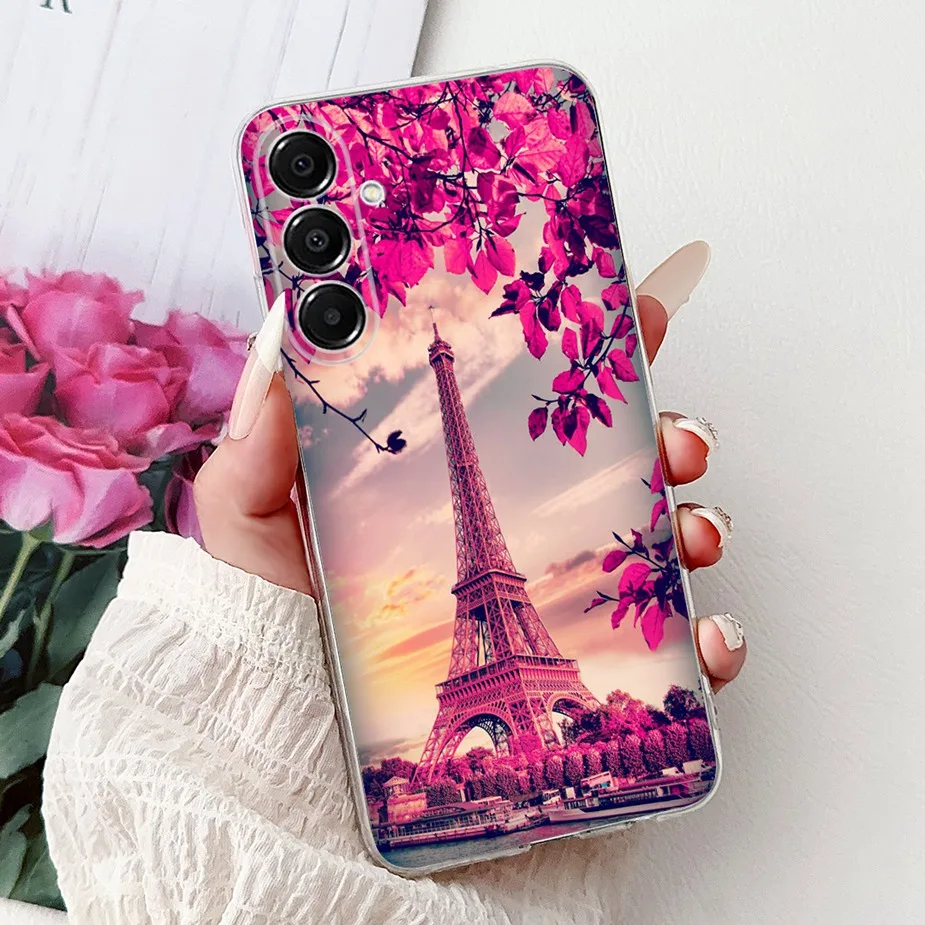 Cute Cat Painted Soft Silicone Phone Case Cover - 6.7