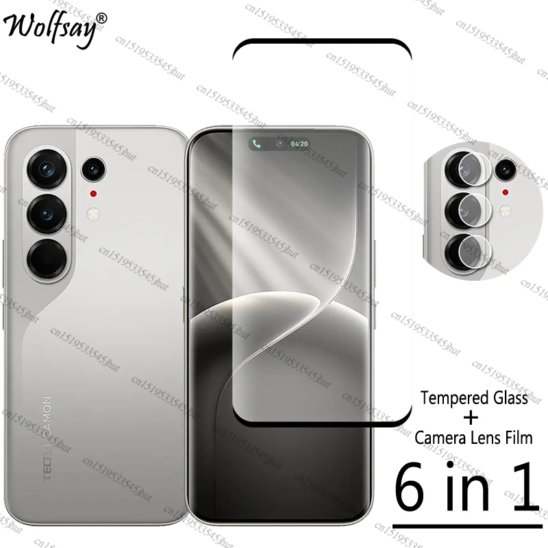 Premium Full Cover Tempered Glass Screen and Camera Protector