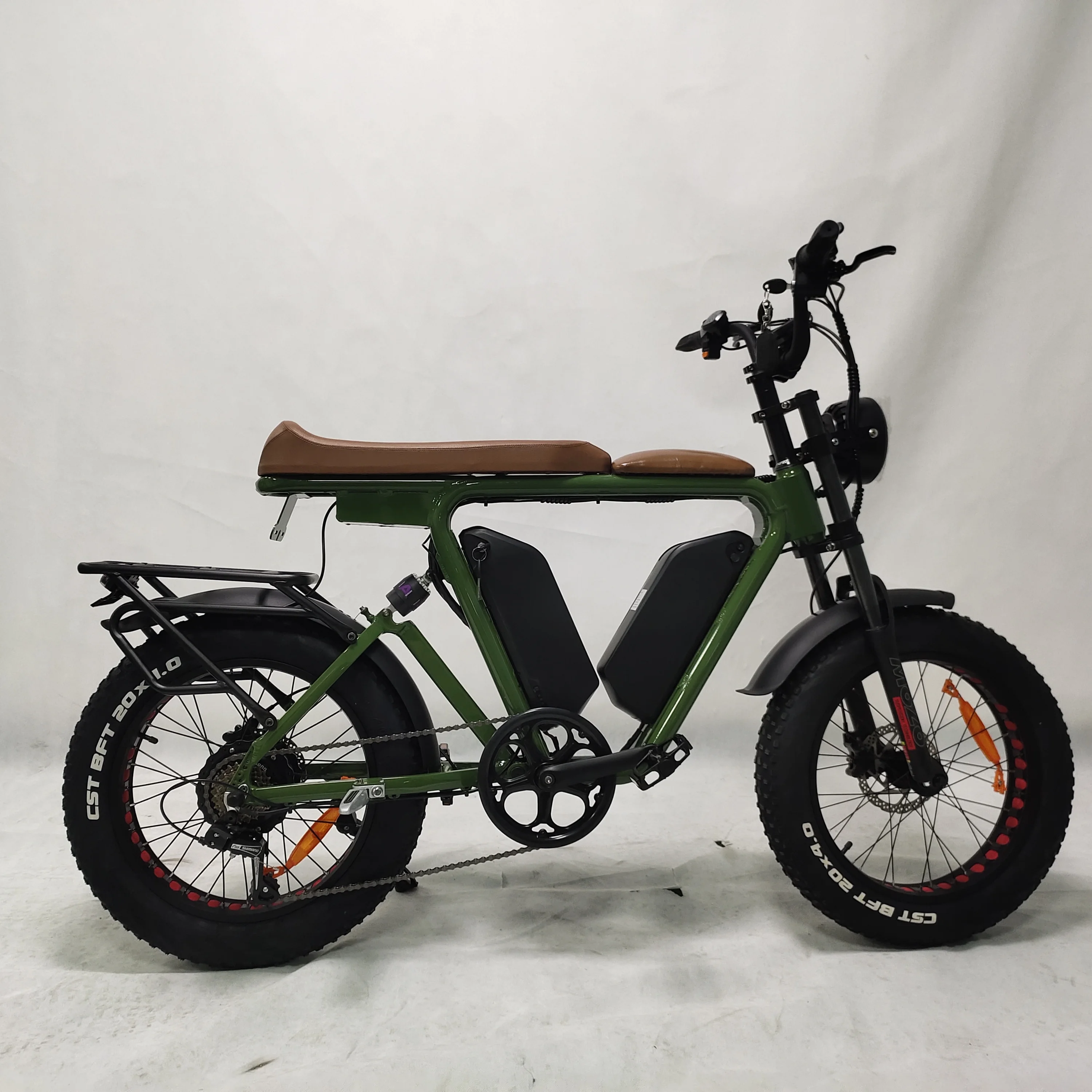 Fat Tire Electric Bike 22ah*2 S-amsung Battery 48v 1000w Motor For Adults 34mph Ebike Bicycle