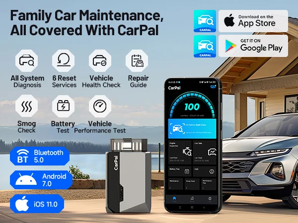 OBD2 Scanner System Diagnostic Tool TOPDON Carpal OBD2 Scanner Car All System Diagnostic Vehicle Health Check