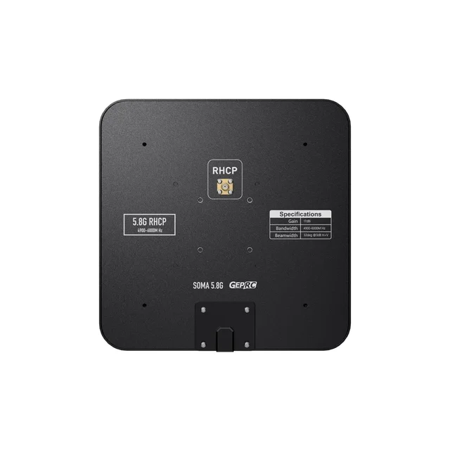 GEPRC SOMA 5.8G Directional Patch Antenna (RHCP) – 17dBi High Gain, 4.9-6GHz Band | SMA Connector for Long-Range FPV Drones 4