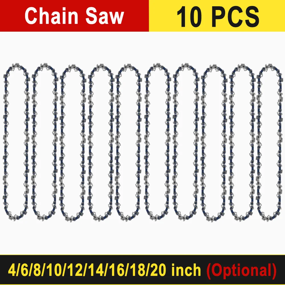 Versatile Chainsaw Chain Blade - Multiple Sizes and Pitch Options Available