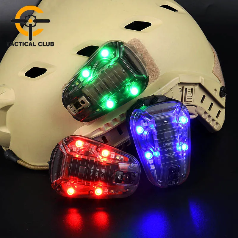 Airsoft Strobe Light Helmet Flashlight Survival Lamp Helmet Light