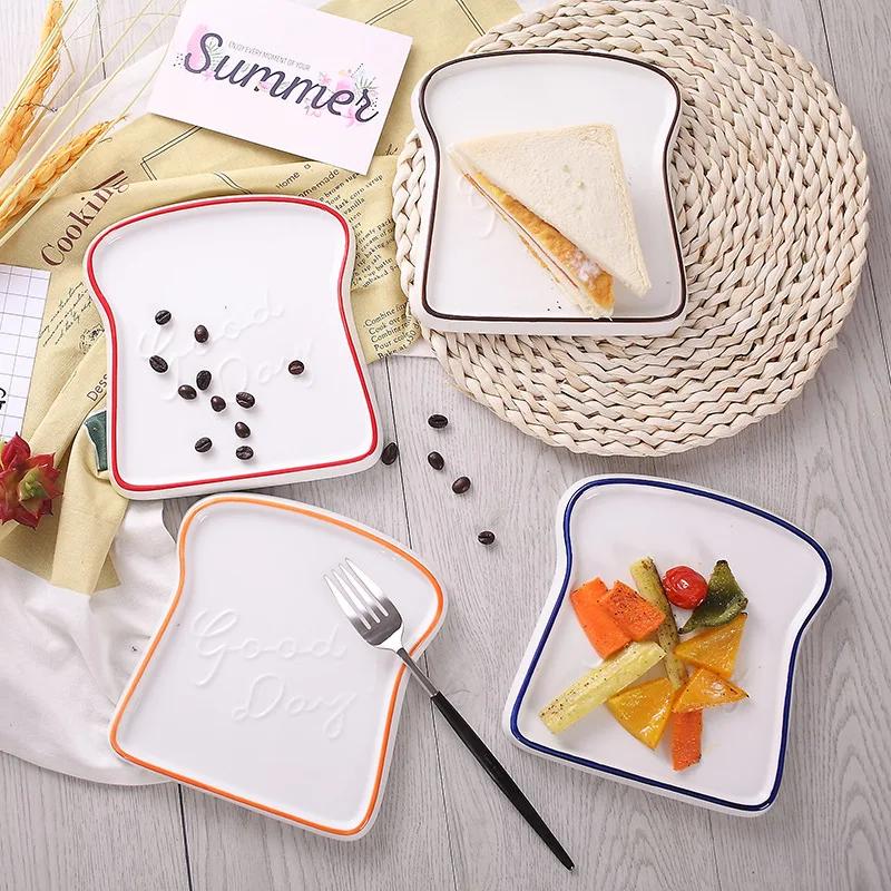 

Nordic ceramic breakfast plate