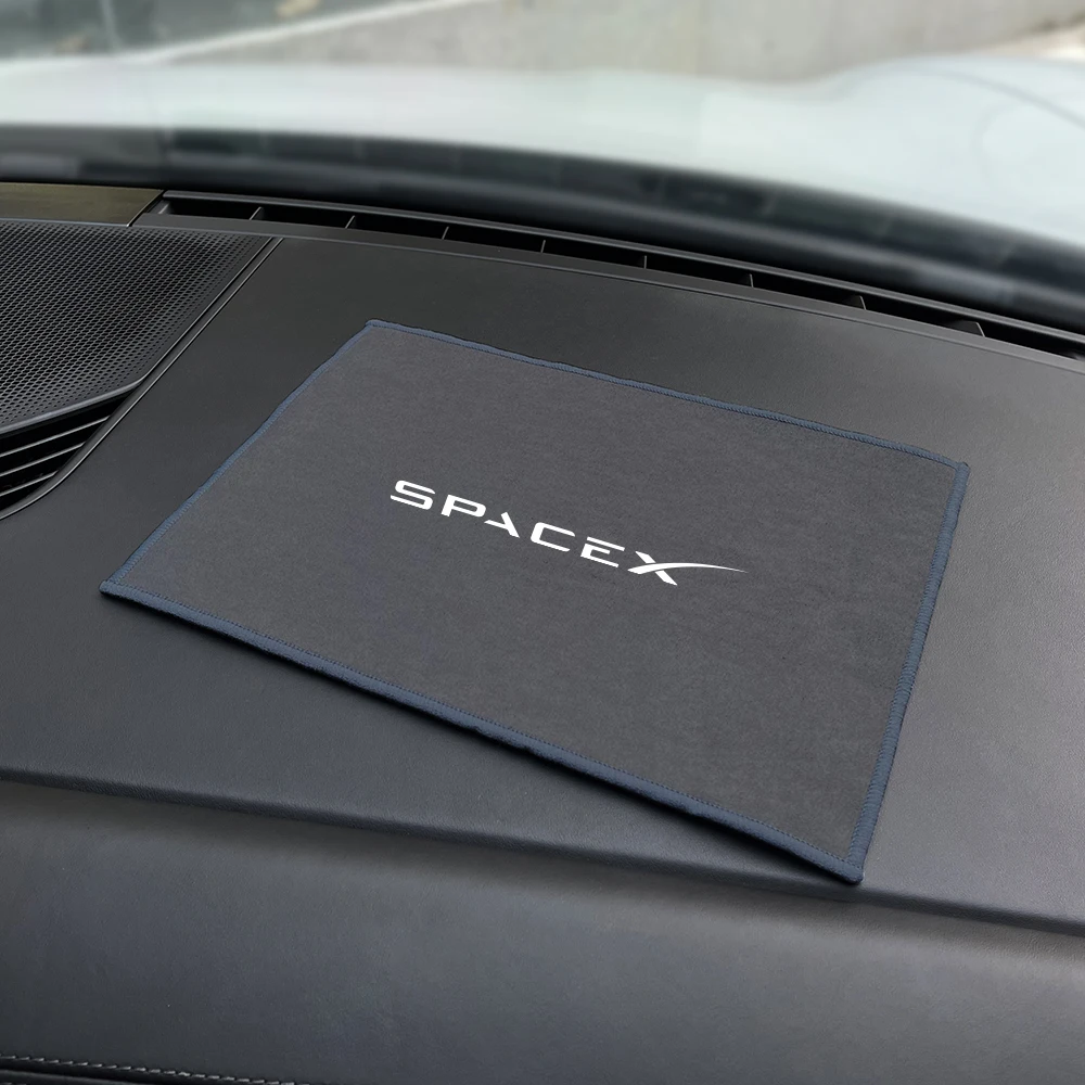 For Tesla Model 3 X S Y P100D SpaceX Car Wash Towel Care Cloth Detailing Hemming Wiping Rags Cleaning Drying Cloth Accessories cleaning cloth microfiber car towel microfiber towels car washing towel car drying towel fiber car wipes drying cloth