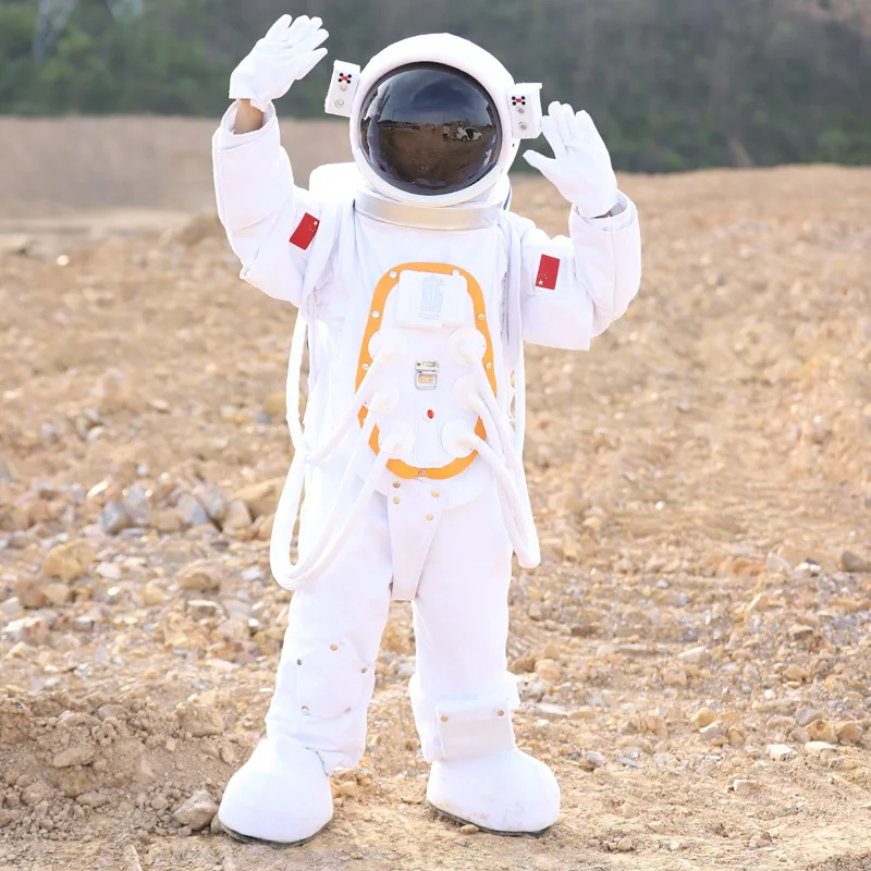 Kids Astronaut Costume Set – NASA-Inspired Jumpsuit, Helmet, Gloves & Voice Recorder (Halloween, Dress-Up) - View #6