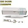 STRONG 210 45000RPM 35K & 45K Micromotor Polishing Nail Drill Pen Manicure Machine Handpiece White 2.35mm SDE SH20N STRONG 105L 2