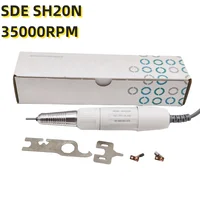 STRONG 210 45000RPM 35K & 45K Micromotor Polishing Nail Drill Pen Manicure Machine Handpiece White 2.35mm SDE SH20N STRONG 105L 2