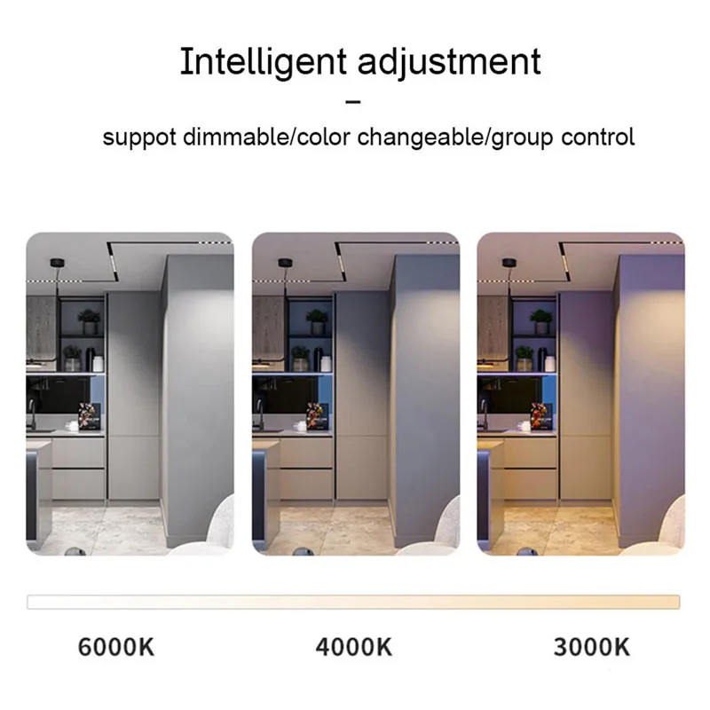 Description Picture 5 of itemSmart Magnetic Track Rail Light System Modern Flexible Fixture LED Spotlight DC48V Ceiling Indoor Light Smart Home Lamp Living