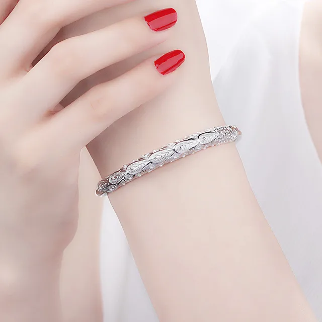 Pulsera De Mariposa Con Incrustaciones De Diamantes De Plata 925