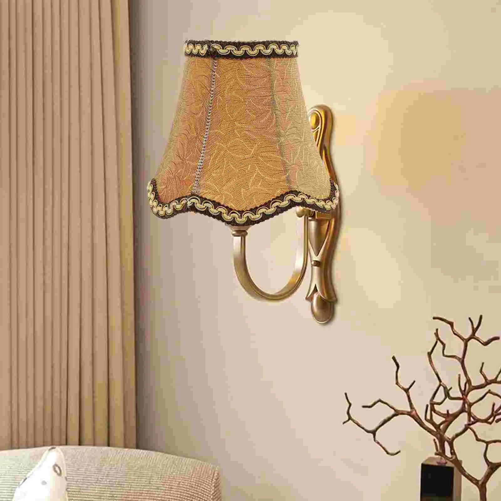 

Lampshade Cloth Lamp Cover Elaborate Lampshade Cloth Lamp Shade Light Ornament Lamp Accessory for Hotel Home