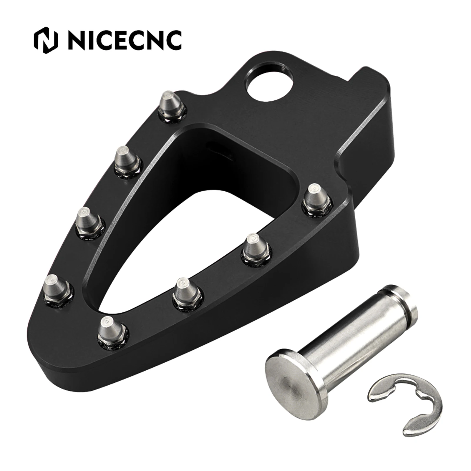 NICECNC Für Honda XR650L XR650L 1993-2025 2025 2024 2023 XR 650L Motorrad Vergrößertes Bremsfußpedal Schrittspitzenplatte Aluminium – Detail 6