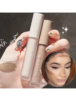 Heallor Face Matte Contouring Bronzer Highlighter Concealer Stick High Gloss Brown Nose Shadow Cream Brighten Facial Makeup Cosm - Thumbnail 7