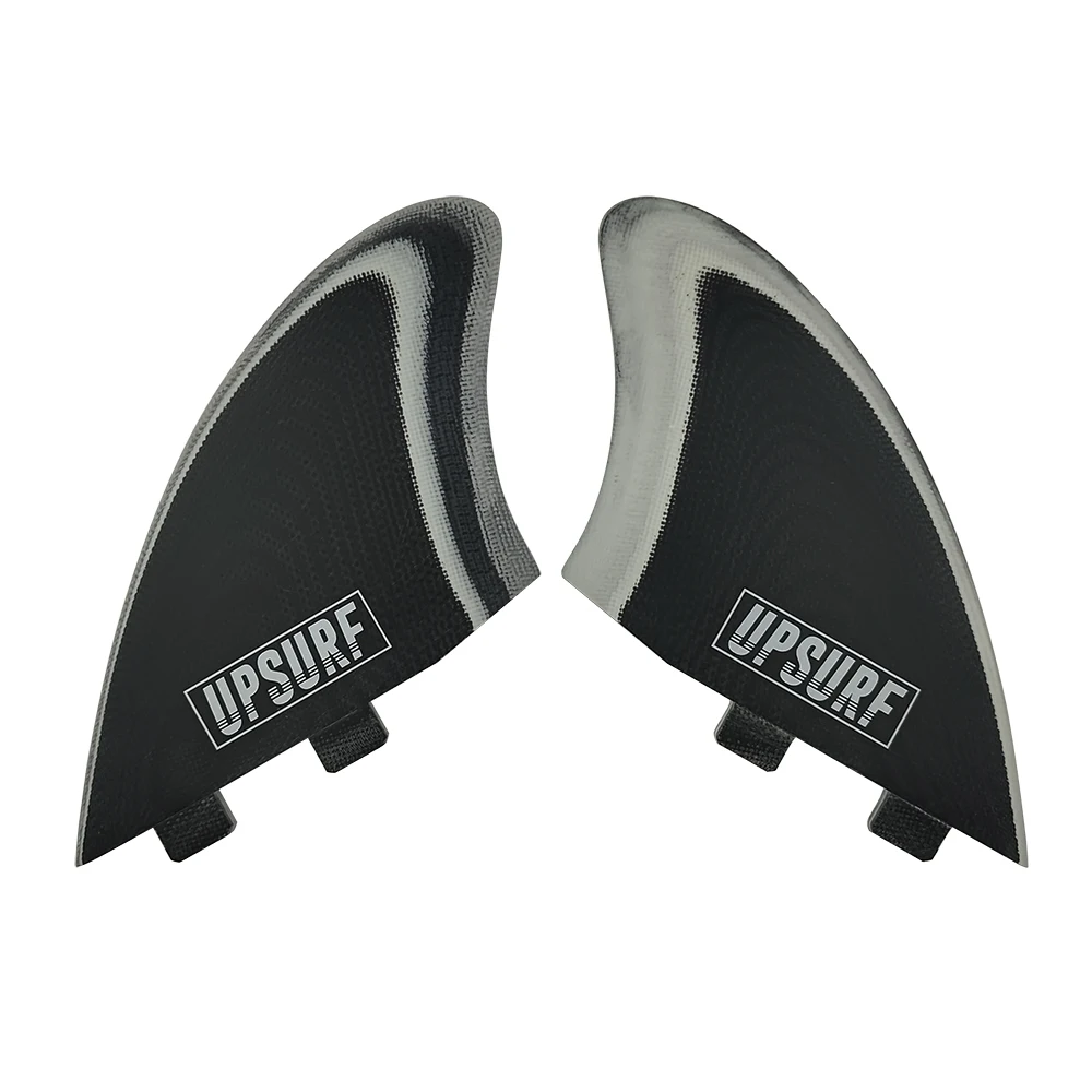 UPSURF FCS Twin Keel Surfboard Fin K2 Fiberglass Double Tabs Quilhas Surf Side Fin,Lightweight Durability Shortboard Twin Fins