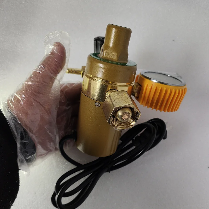 Pressure Regulator Pressure reducer CO2 Carbon dioxide heated pressure gauge 36V 110V 220V 4