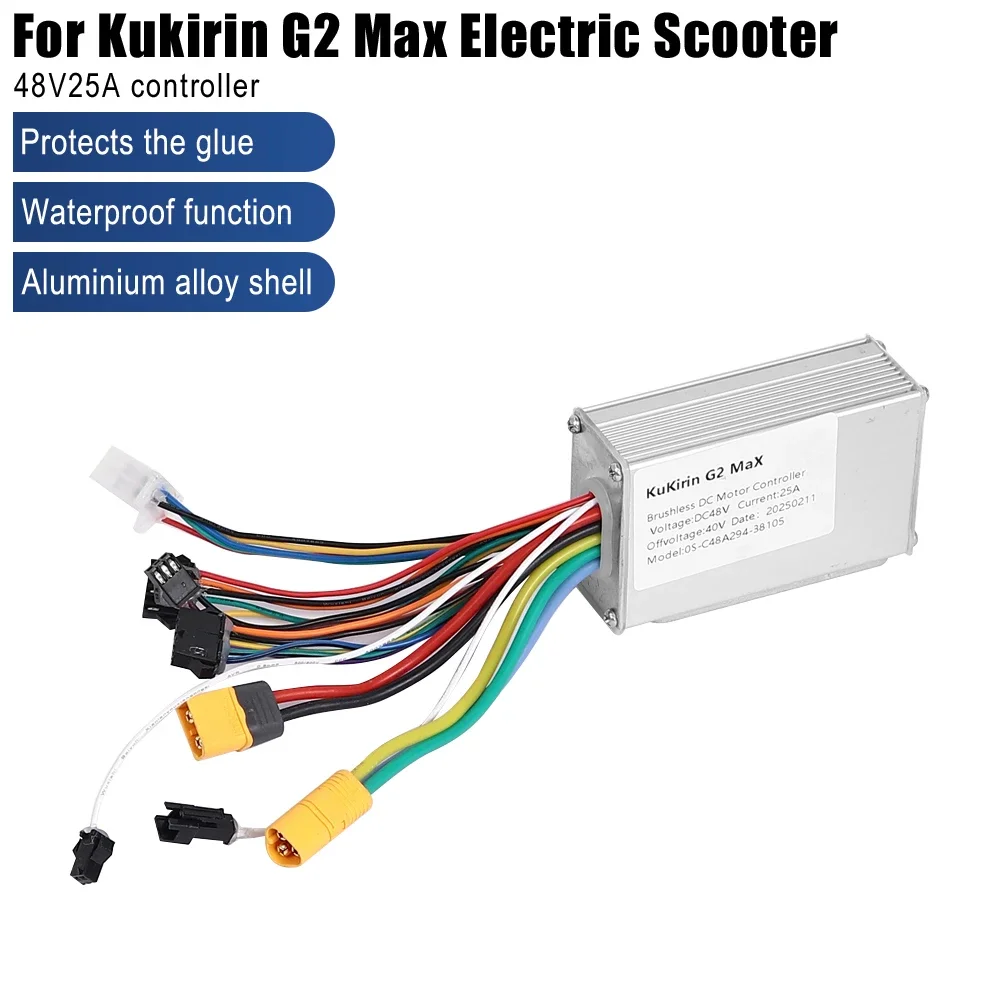 Elektrische Roller Controller Reifen Kotflügel Rücklicht Fuß Unterstützung Disc Bremse Scheinwerfer für Kukirin G2 Max E-scooter Reparatur Teile – Detail 1