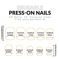24PCS Short colourful press on nails cartoon drawing press on nails cute sweety nails for girl women gift 6