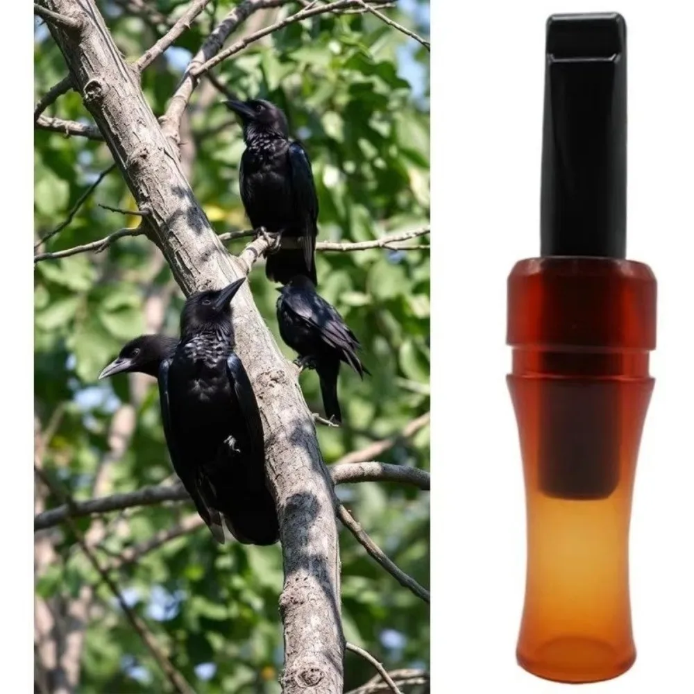 Appel corbeau réaliste couleur marron son original sifflet oiseau pour attirer corbeaux chasse simulation