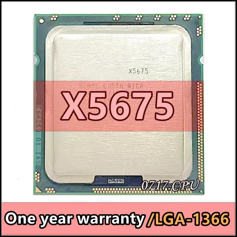 

X5675 SLBYL 3,0 ГГц шестиядерный двенадцатипоточный Процессор 12M 95 Вт LGA 1366