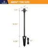 Solid Brass Mini Shade Path Lights LED 12V Low Voltage Outdoor Waterproof IP65 ETL Patio Garden Pathway Yard Lawn Driveway 6