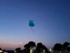 Show kite 13 square LED tadpole MLS brand pilot flat tail easy fly in day and night 30D Ripstop Nylon fabric inflatable LED KITE 4