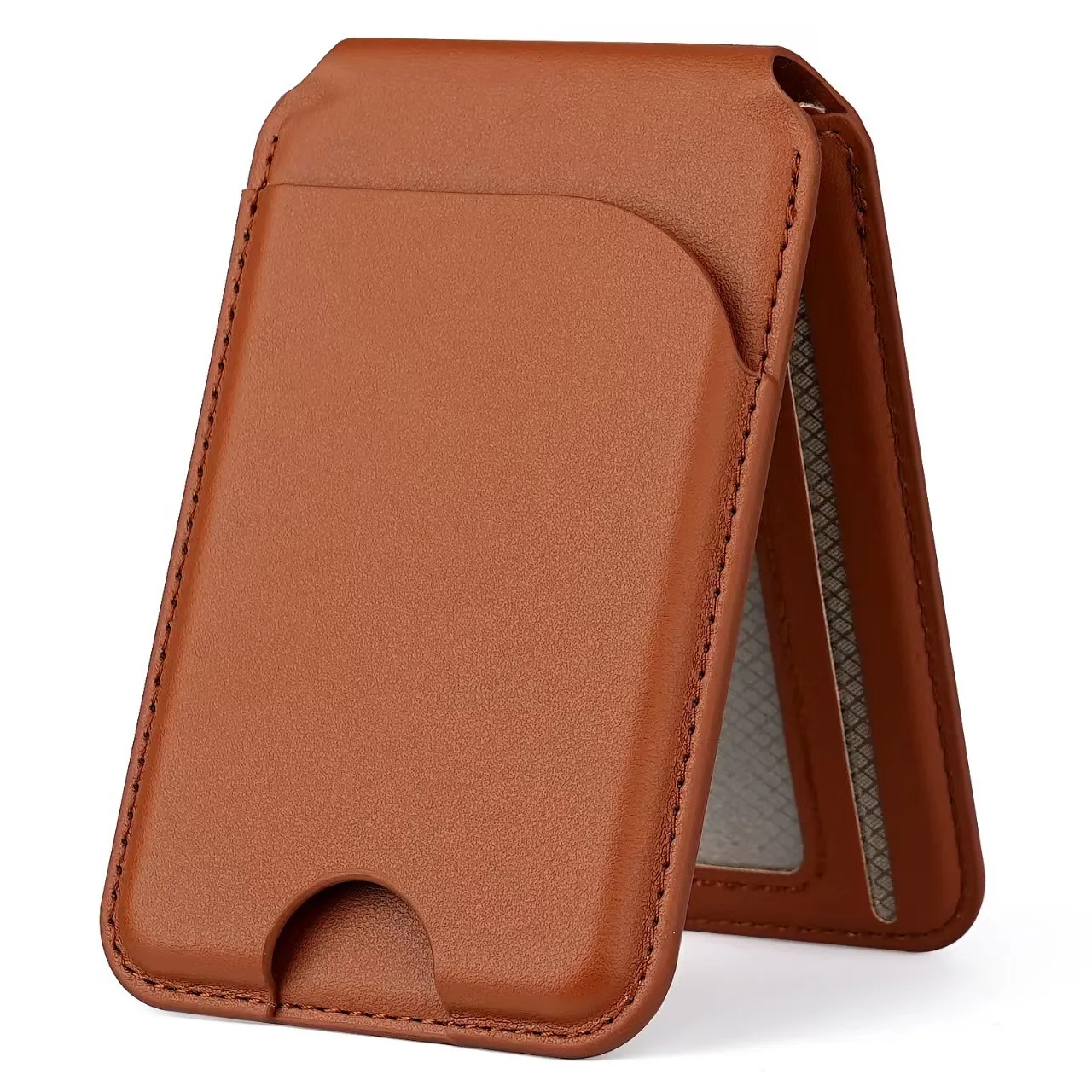 Slim Magnetic Leather Wallet & Stand – 7 Color Options