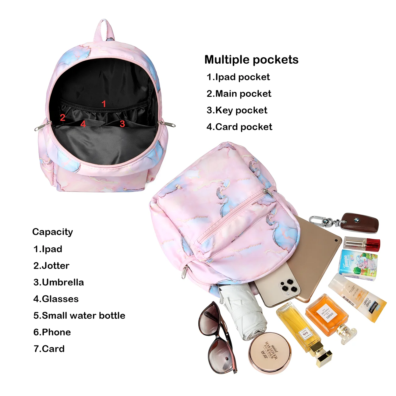 Mini Fashion, Travel Bag,Purse, Concert  Spring Outing , Work  Backpack For Women Girl