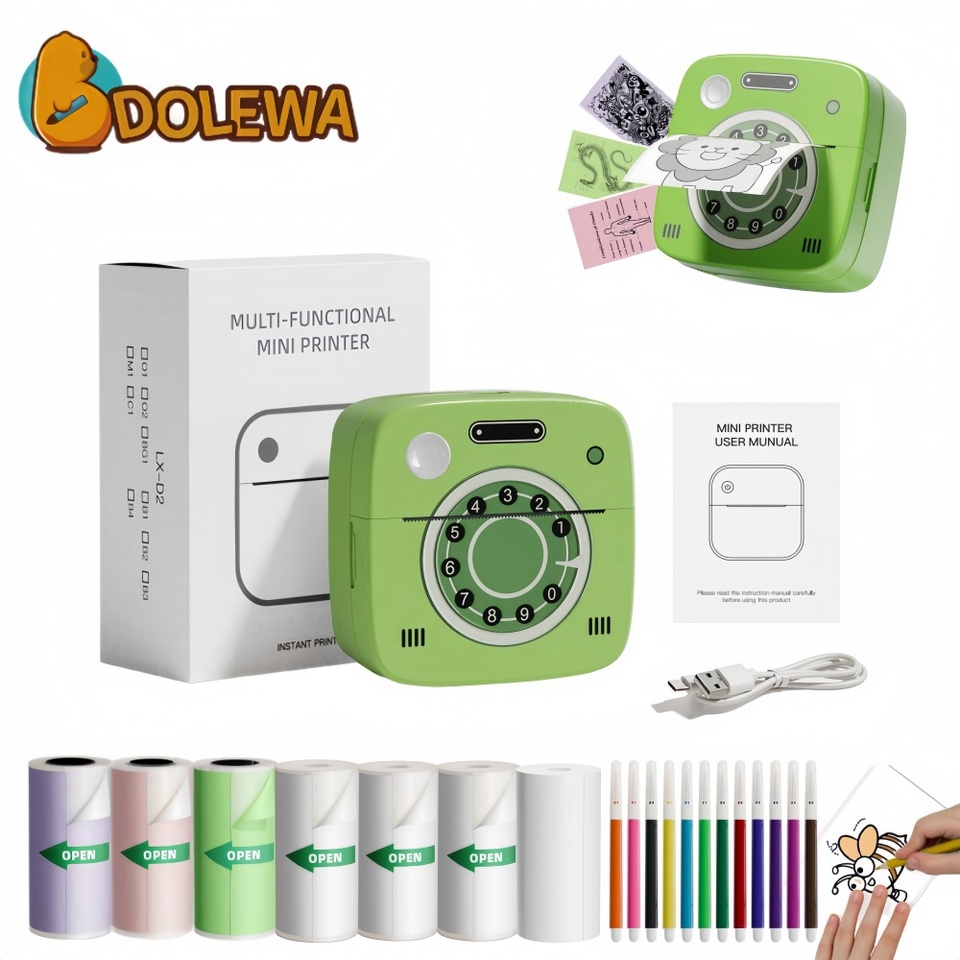 Creative M1 Mini Portable Printer ios Android Bluetooth Sticker Printer Error Label Maker Code Tag Price Memo Journal Printing