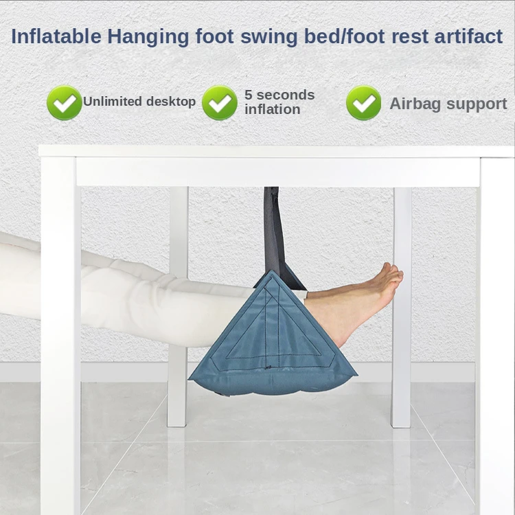 أرجوحة مسند القدمين القابلة للنفخ والمصممة للسفر ع...