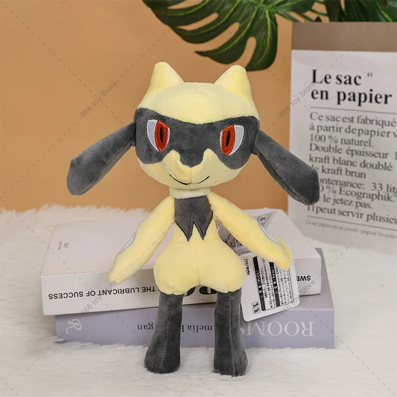 Yellow Shiny Riolu Plush Stuffed Doll Toy for Kids