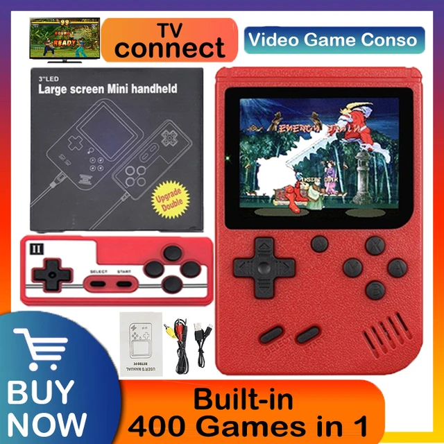 Mini Game Retrô Portátil 8-bit, Jogo, Cores Lcd, Infantil, Com 3.0 Jogos,  Melhor Presente - Videogames Portáteis - AliExpress