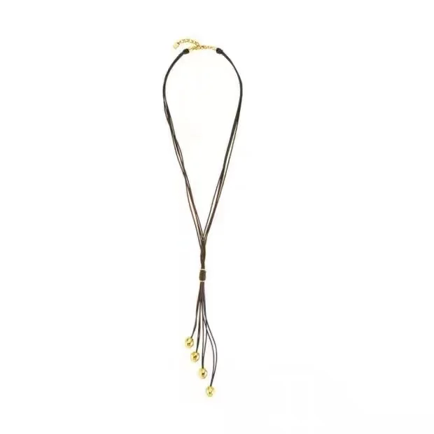 2022 New Popular Stainless Steel Alloy Silver Color Bead Necklace Women's Favorite Factory Free Wholesale Shipping