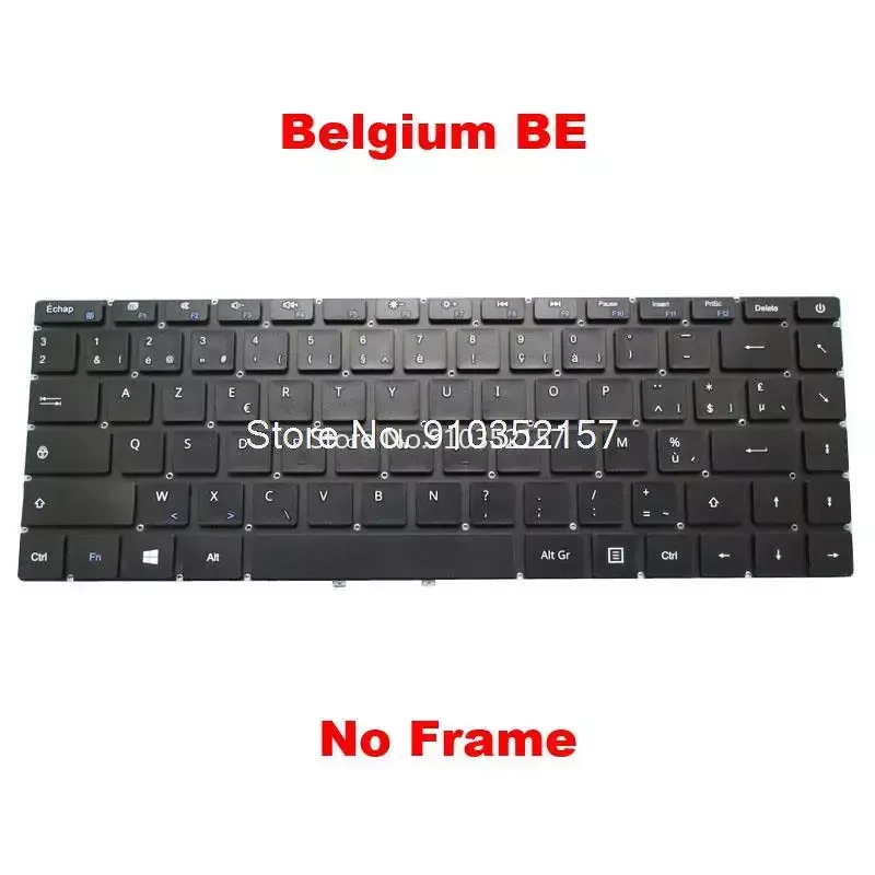 Laptop Keyboard For Teclast F7 Plus II F7 Plus 2 14.1' Traditional Chinese TW Latin America LA United States Black No Frame