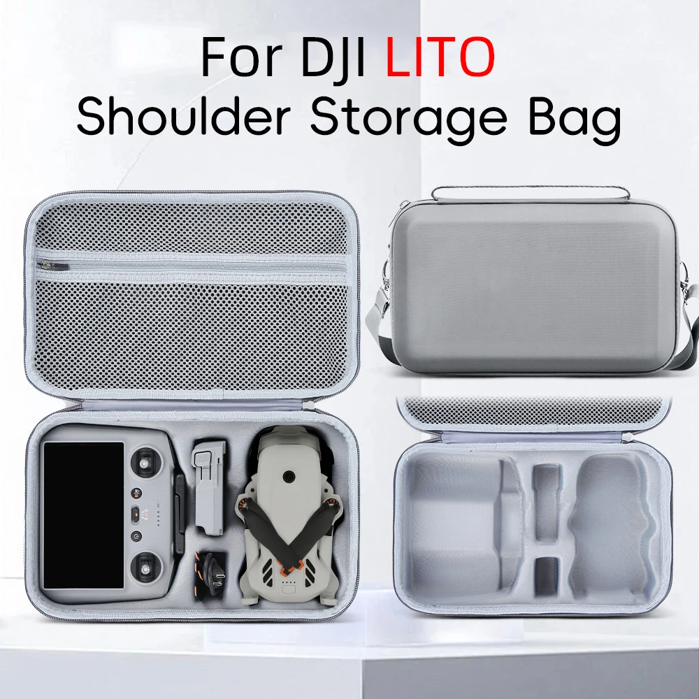 DJI Lito 휴대용 운반 케이스용 보관 가방 휴대용 어깨 가방 드론 및 컨트롤러 보호 케이스 야외 보관 가방