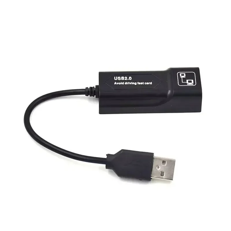 Wired USB Ethernet Adapter - 100Mbps Plug & Play Network Card
