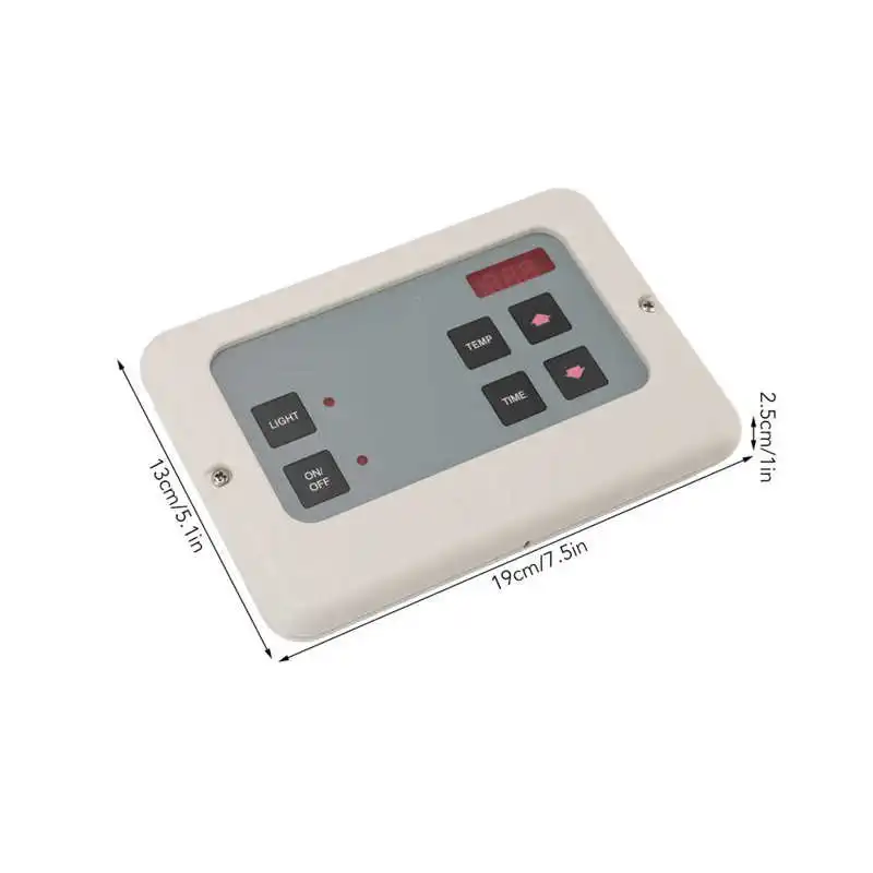 Do 135T3 Sauna Room Temperature Controller Wall Mount Wet Steam Generator Controller for Household 3