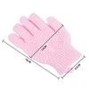 1pc Bath For Peeling Exfoliating Mitt Gloves For Shower Body Brush Fingers Towel Body Massage Sponge Wash Moisturizing SPA Foam 6