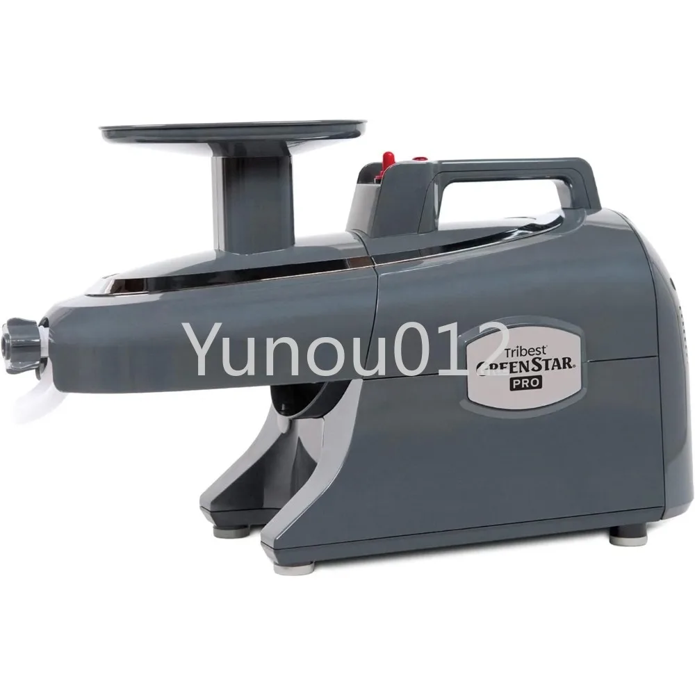 Gs-P502-B Pro Jumbo Spremiagrumi A Masticazione Lenta, Spremiagrumi A Doppia Marcia E Estrattore Di Succo, Grigio