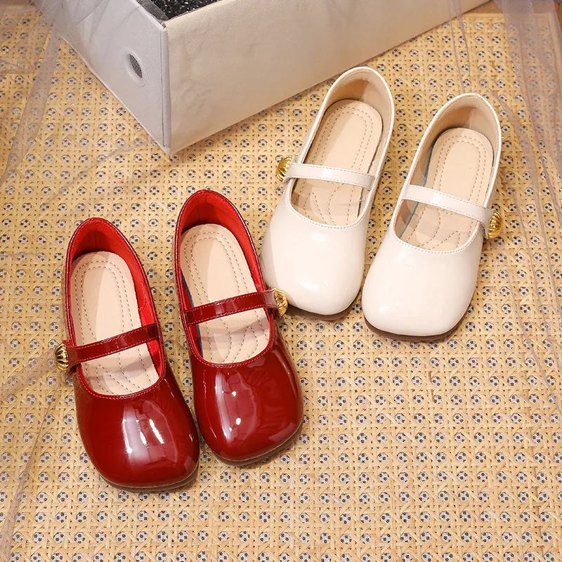Girl Princess Shoes, Spring Fashion Mary Jane Dress Dance, Baby Kid Sandals, Ballet Brand Soft Sole, Red Flats, Girls' Shoe, Kids Shoe, leather shoes, mary jane shoes, girls shoes, girls flats, girls sandals
