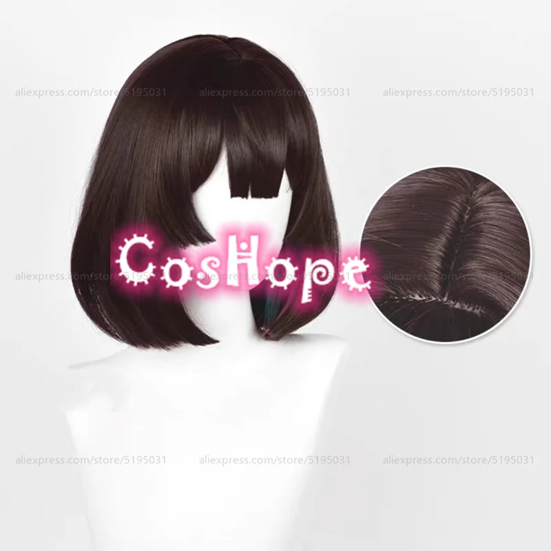 Pelucas Cortas De Cosplay De Anime Chucky, Peluca Sintética Ristente Al Calor Para Disfraz De Halloween, Pelucas Cortas De Pelo Marrón Y Naranja - AliExprs
