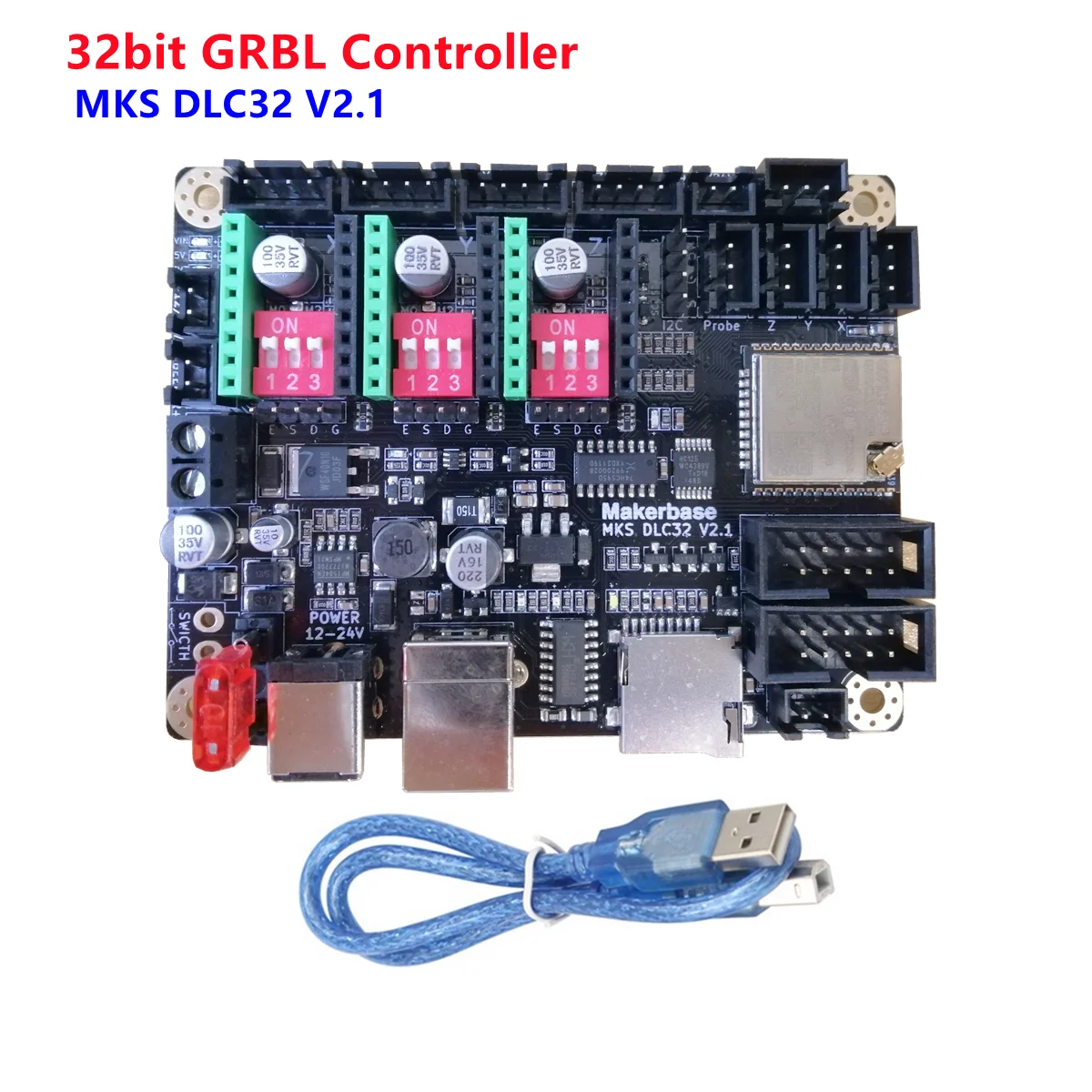 Grbl 32 Bit Esp32 Controller Expansion Card Mks Dlc32 V2 1 Cnc Shield Breakout Board 3 Axis Engraving Machine Upgrade Parts 3d Printer Parts Accessories Aliexpress