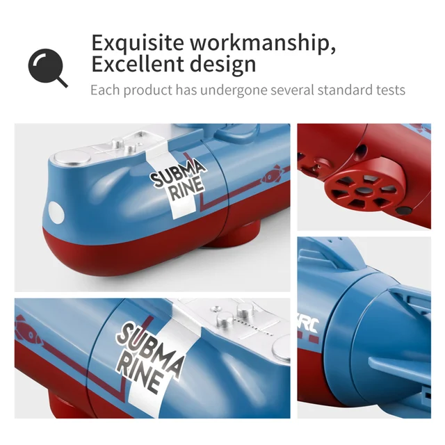 Remote Control Diving Boat Electric Toys 6CH RC Submarine Ship for Children Adult Holiday Birthday Present 4