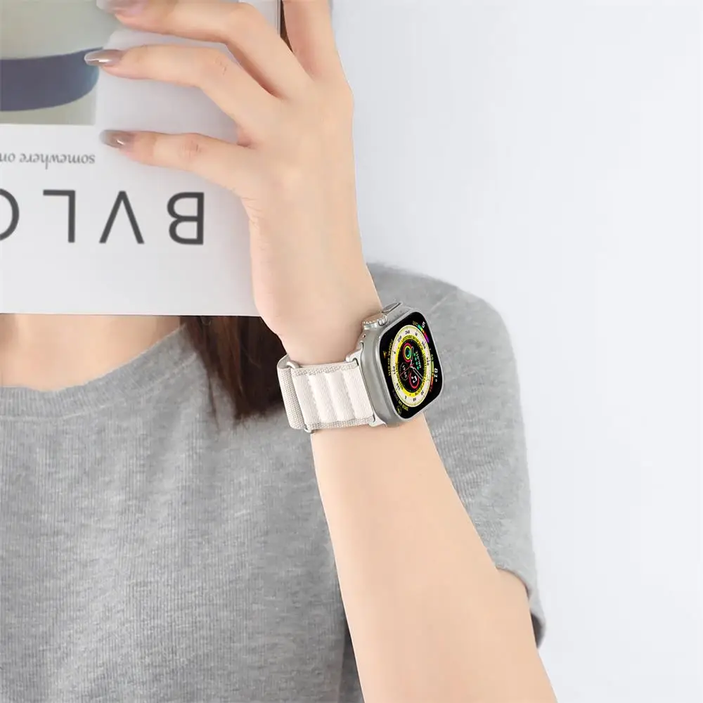 애플 워치용 스트랩, 울트라 2 밴드, 44mm, 45mm, 49mm, 40mm, 41mm, 45mm, 42mm, 38mm, 알파인 루프, iWatch 시리즈 9, SE 8, 7, 6, 5, 4, 3