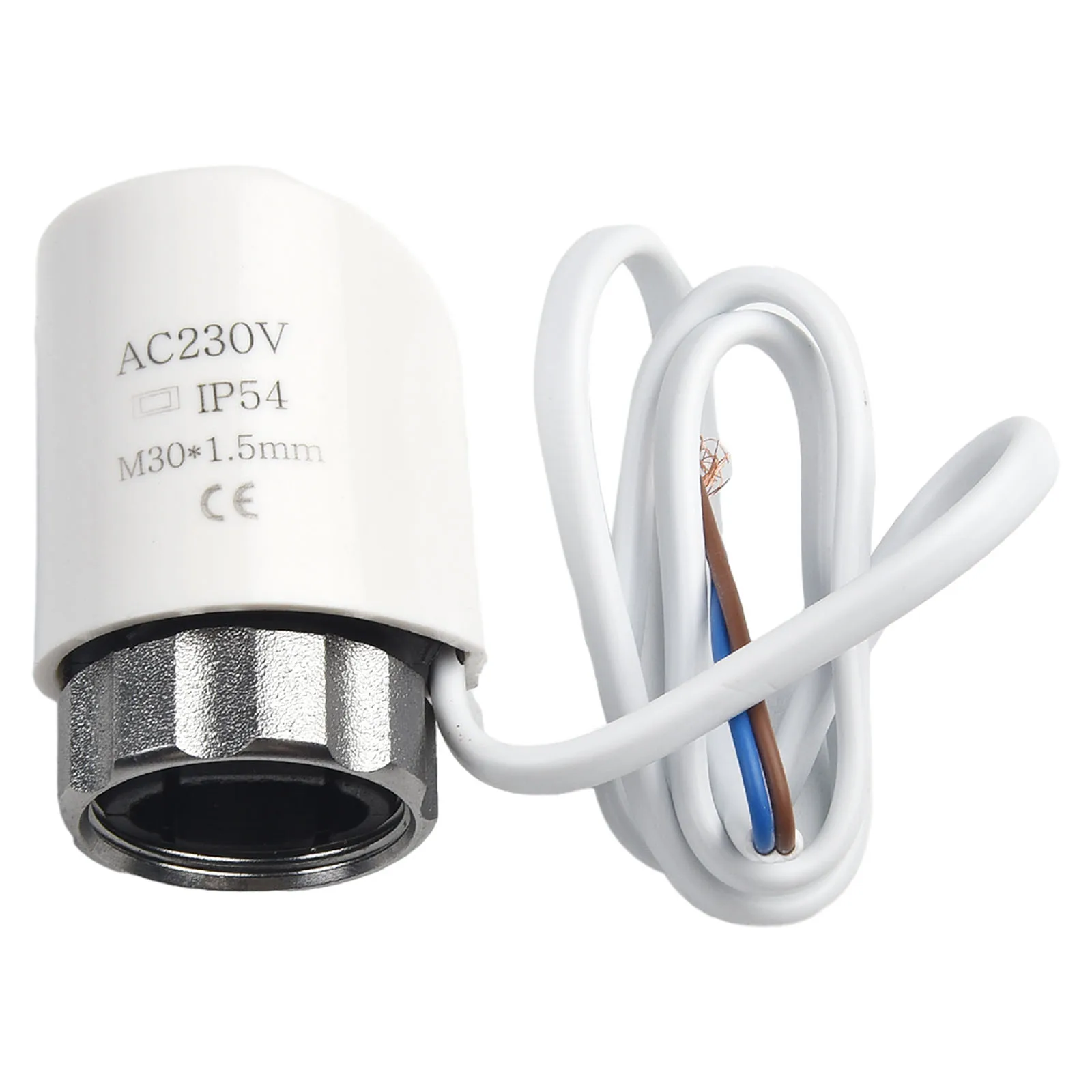 Smart Temperature Control AC230V M30*1.5mm Electric Thermal Actuator PC For Valve Floor Heating And Radiator Systems