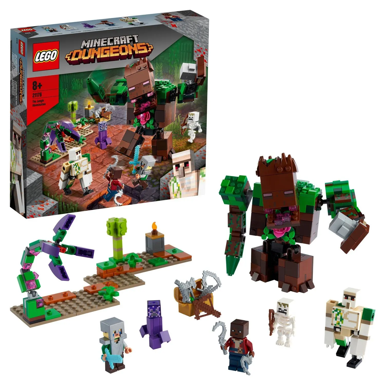 Конструктор LEGO Minecraft Мерзость из джунглей | Игрушки и хобби