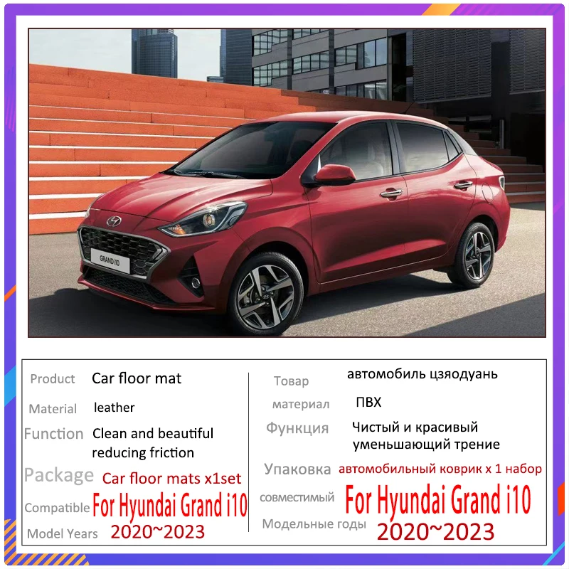 WALSER Tappetini Gomma XTR Per Hyundai I10 (2013-2021) - Antiscivolo Con Bordi Alti