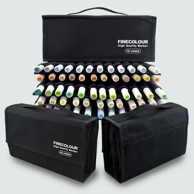 24 Pc Sharpie Marker Set with Velcro Nylon Storage Case