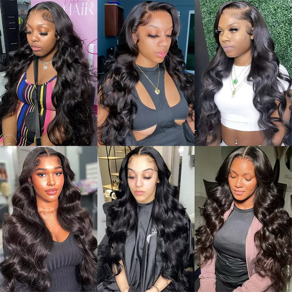 300% 30 40 Inch Body Wave 13x6 Hd Lace Frontal Wig Human Hair Brazilian Pre Plucked Lace Wigs For Women 13x4 Lace Front Wig 13x7 6